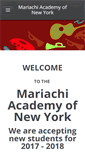 Mobile Screenshot of mariachiacademyny.org