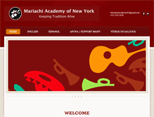 Tablet Screenshot of mariachiacademyny.org